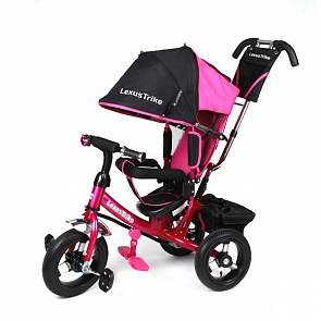 Велосипед - Lexus Trike Lr, 3-х колёсный с ручкой, розовый (Lexus Trike, LR-950DW-5sim)